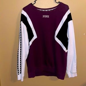 PINK maroon/white/black sweater